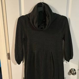 Cowel neck sweater dress-b